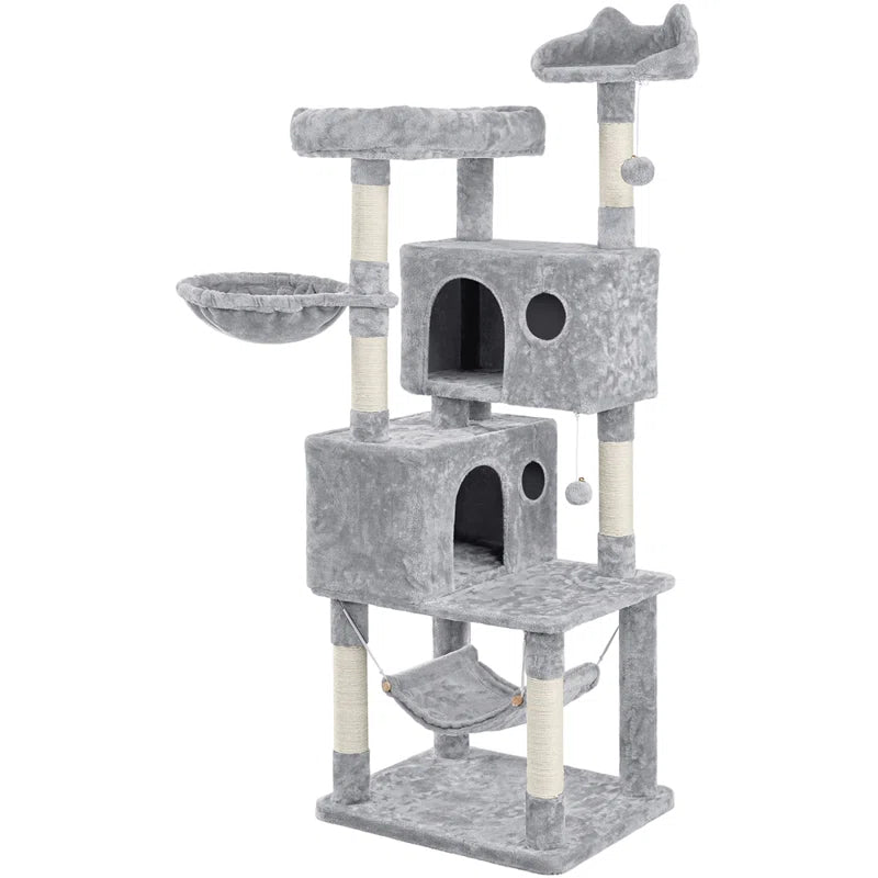 Multiple Level Cat Tree with Scratching Posts