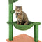 Deluxe 31" Cactus Cat Tree with Cozy Hammock & Scratch-Resistant Sisal for Small Cats - Stylish Brown Design