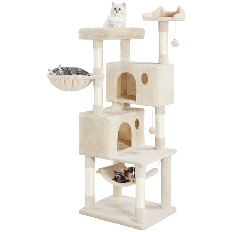 Multiple Level Cat Tree with Scratching Posts