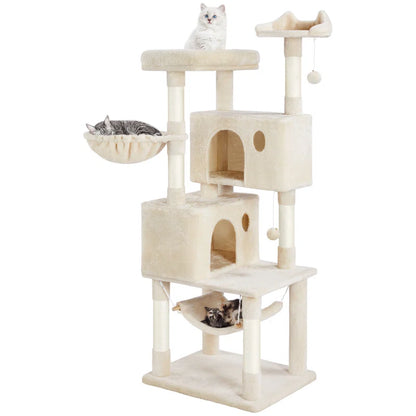 Multiple Level Cat Tree with Scratching Posts