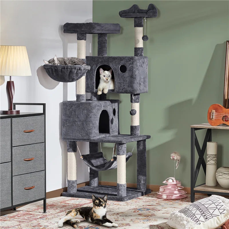 Multiple Level Cat Tree with Scratching Posts