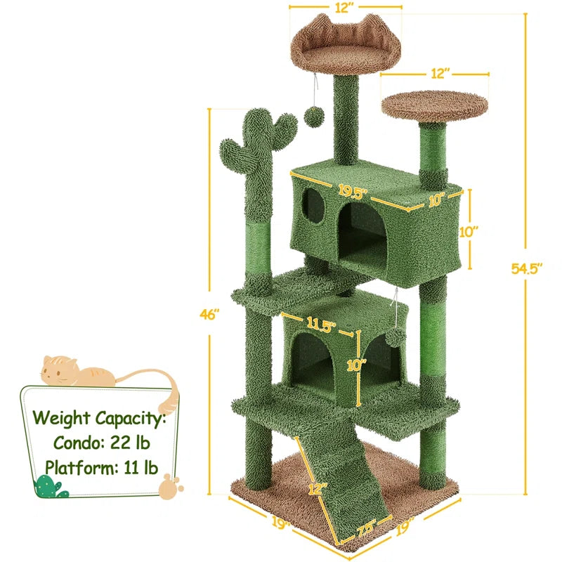 Cleobury 54.5'' H Cat Tree