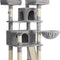 Deluxe 66.5" Light Gray Cat Tree Tower with Scratching Posts, Caves, and Plush Perches - Ultimate Activity Center for Your Feline Friend